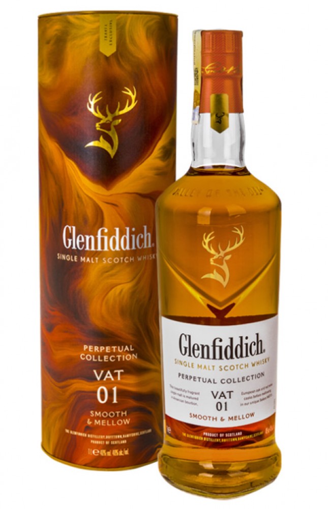 Glenfiddich Perpetual Collection Vat 01 40% 1 l (Tube)