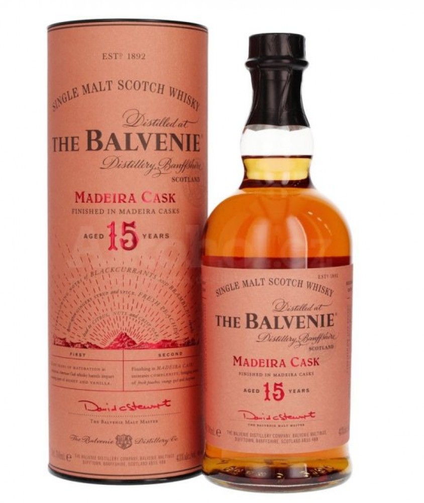 Balvenie Madeira Cask 15y 43% 0,7 l (tuba)