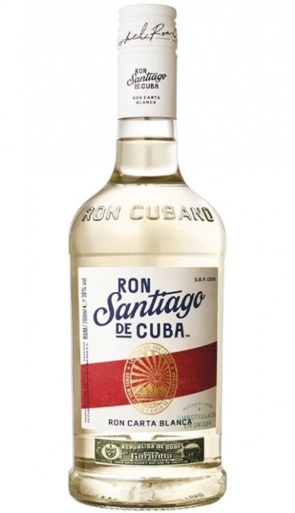 Santiago de Cuba Carta Blanca 38% 0,7 l (bloße Flasche)
