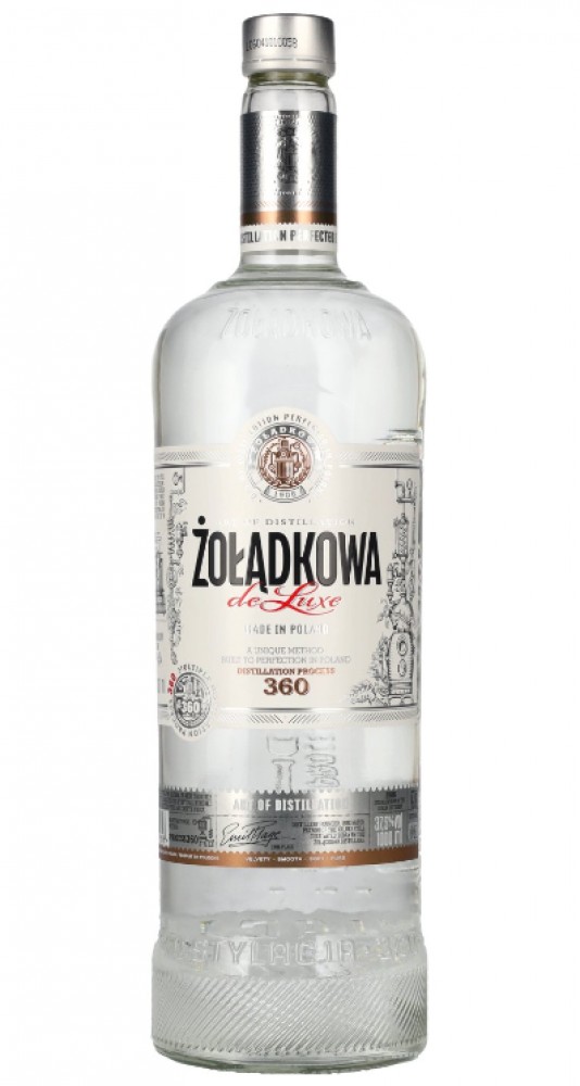 Zoladkowa De Luxe Vodka 37,5% 1 l (holá láhev)