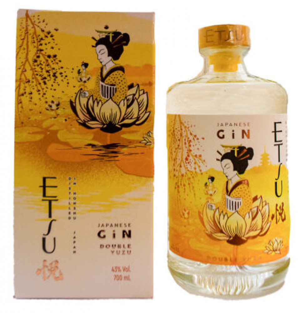 Etsu Double Yuzu Japanischer Gin 43% 0,7 l (Karton)