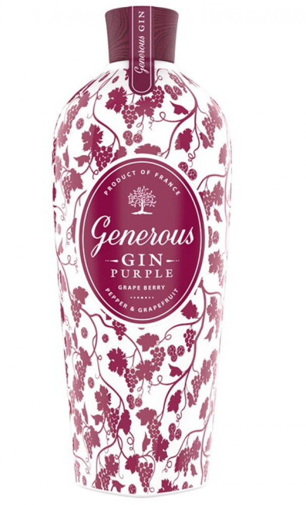 Großzügiger Gin Violett 44% 0,7 l (bloße Flasche)