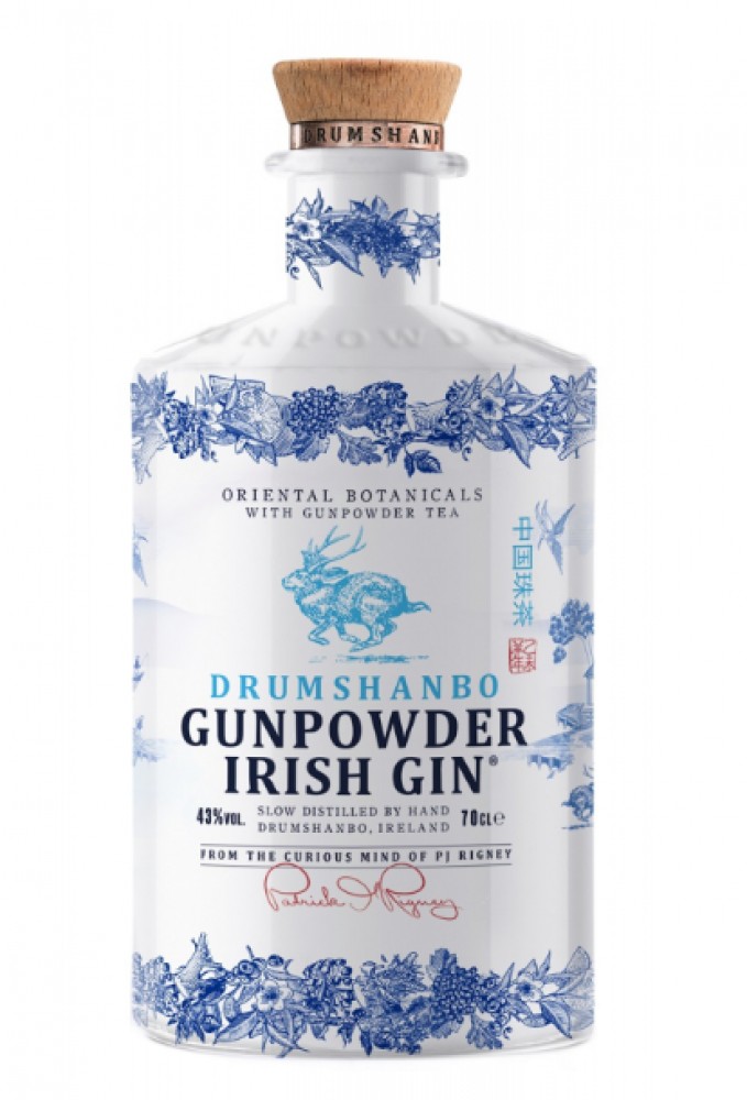 Drumshanbo Gunpowder Irish Gin Ceramic 43% 0,7 l (holá láhev)