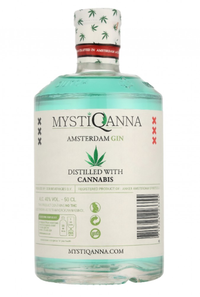 MystiQanna Gin 40% 0,5 l (holá láhev)