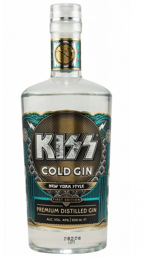 Kiss Cold Gin New York Style 40% 0,5 l (holá láhev)