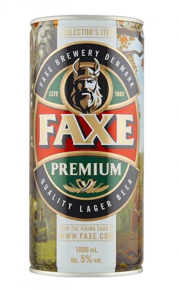 Faxe Premium  5% 1 l  plech