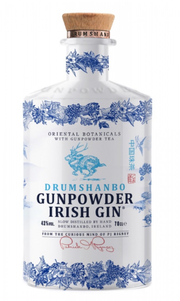 Drumshanbo Gunpowder Irish Gin Ceramic 43% 1 l (bloße Flasche)