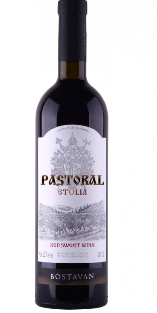 Bostavan Pastoral Etulia Red Sweet Wine 12% 0,75 l (holá láhev)
