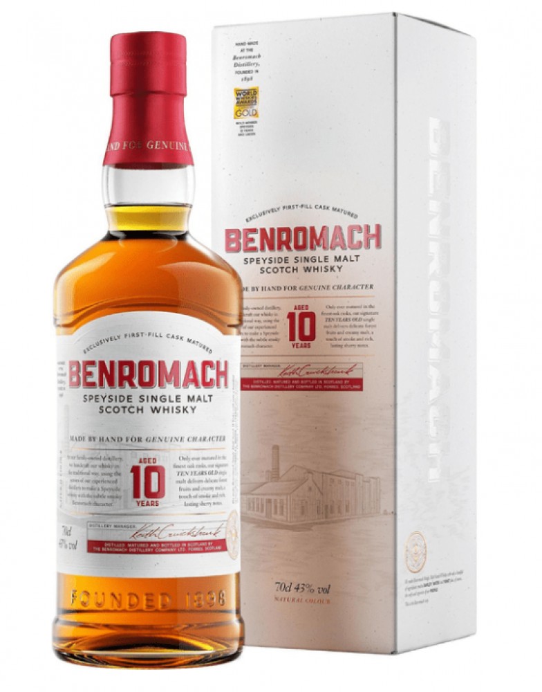 Benromach 10Y 43% 0,7 l (Karton)