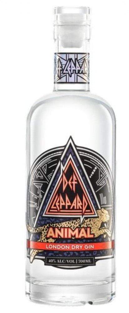 Def Leppard Animal London Dry Gin 40% 0,7 l (bloße Flasche)