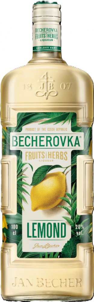 Becherovka Lemond  20% 1 l (holá láhev)