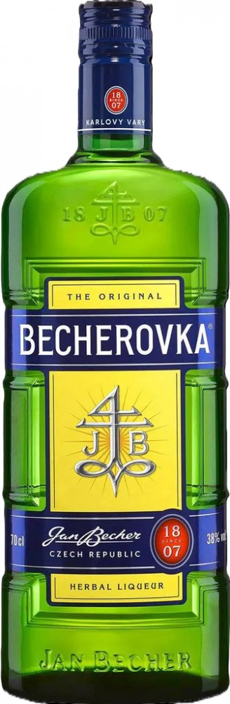 Becherovka 38% 0,7 l (bloße Flasche)