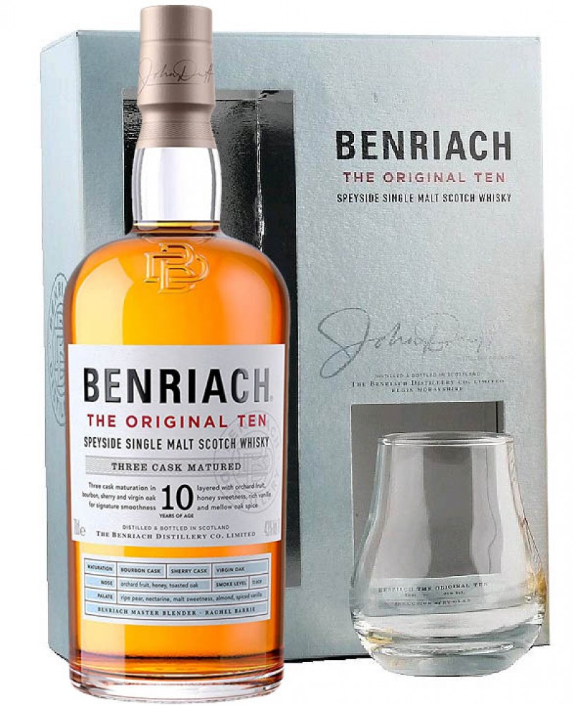 Benriach 10Y The Original Ten 43% 0,7 l (Karton)