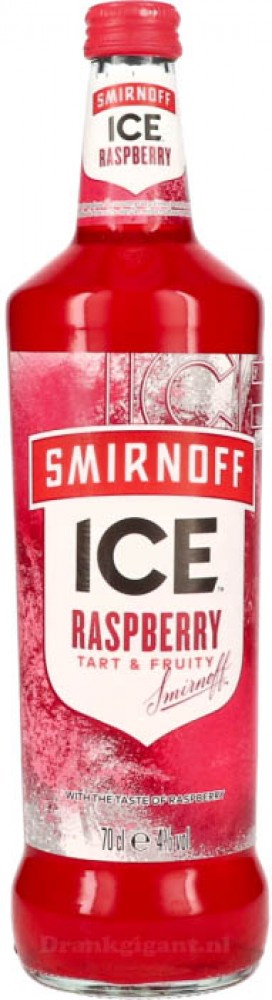 Smirnoff Ice Raspberry 4% 0,7 l (holá láhev)