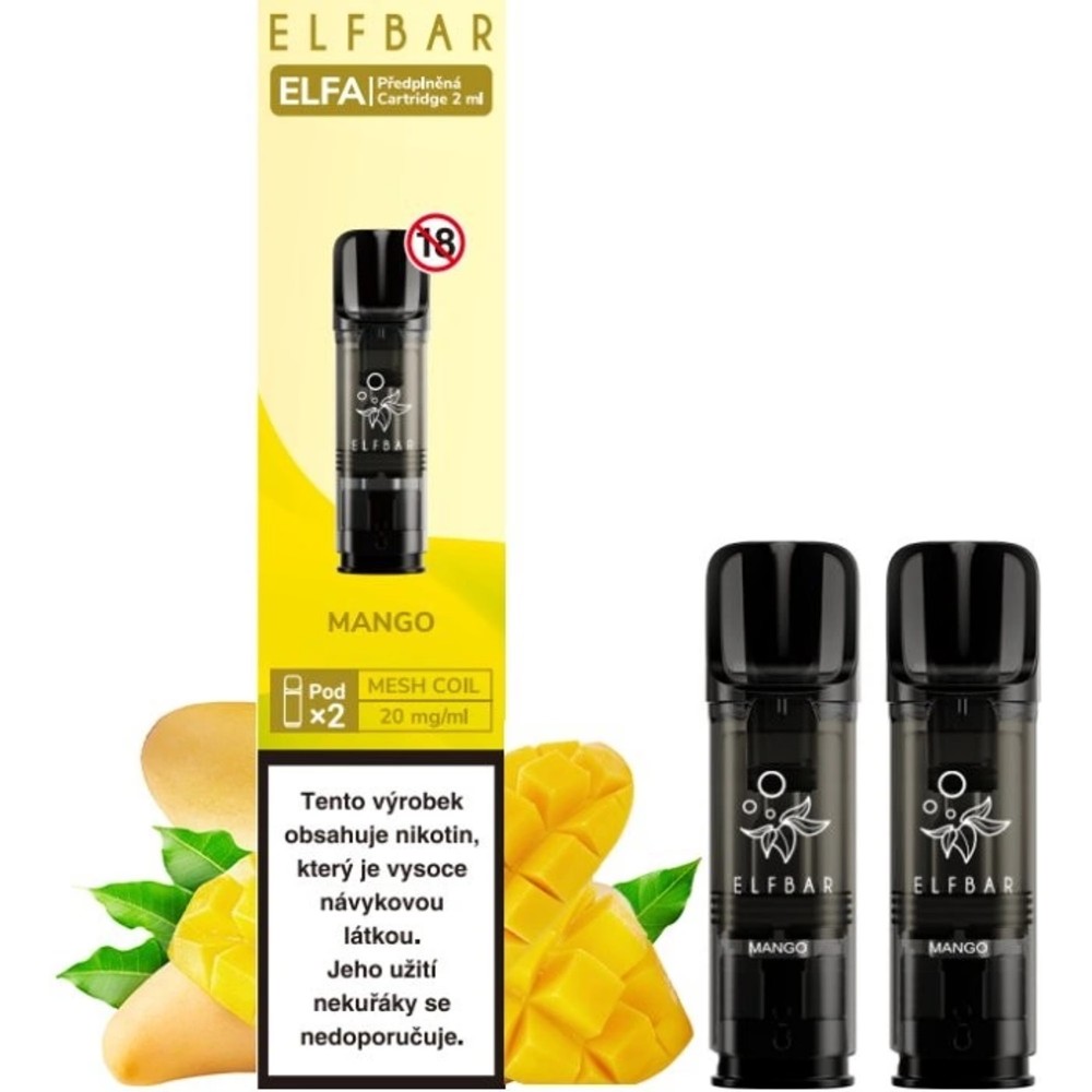 ELF Bar ELFA MANGO 20mg 2 náplně