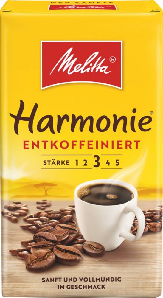 Melitta Harmonie Entkoffeiniert gemahlener Kaffee 500 g