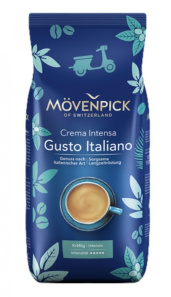 Mövenpick Crema Intensa Gusto Italiano zrnková káva 1 kg