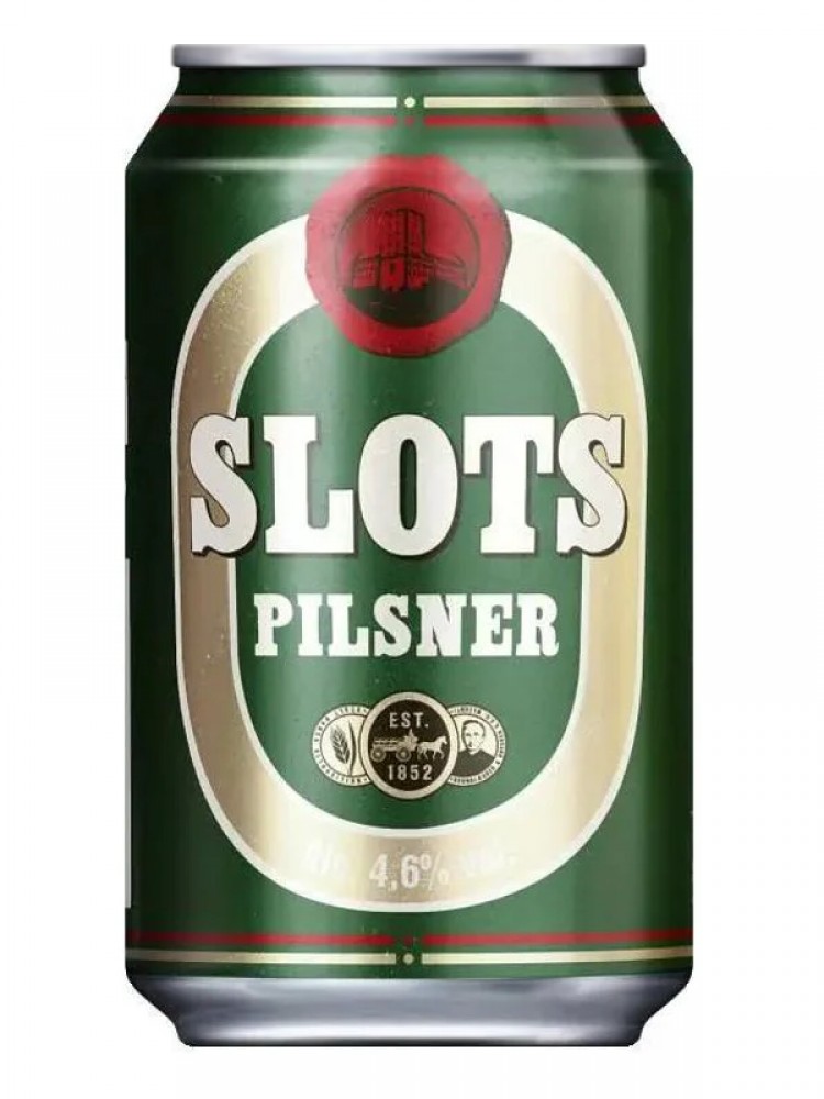 Slots Pilsner 4,6% 0,33 l plech