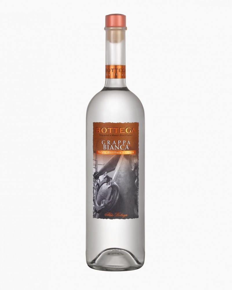 Bottega Grappa Bianca 43% 1 l (holá láhev)