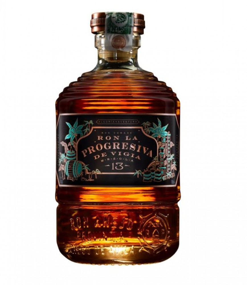 Ron La Progresiva De Vigia 13 41% 0,7 l (bloße Flasche)