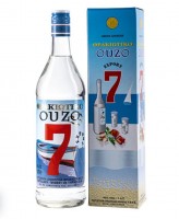 Ouzo 7 40% 1 l (bloße Flasche) 