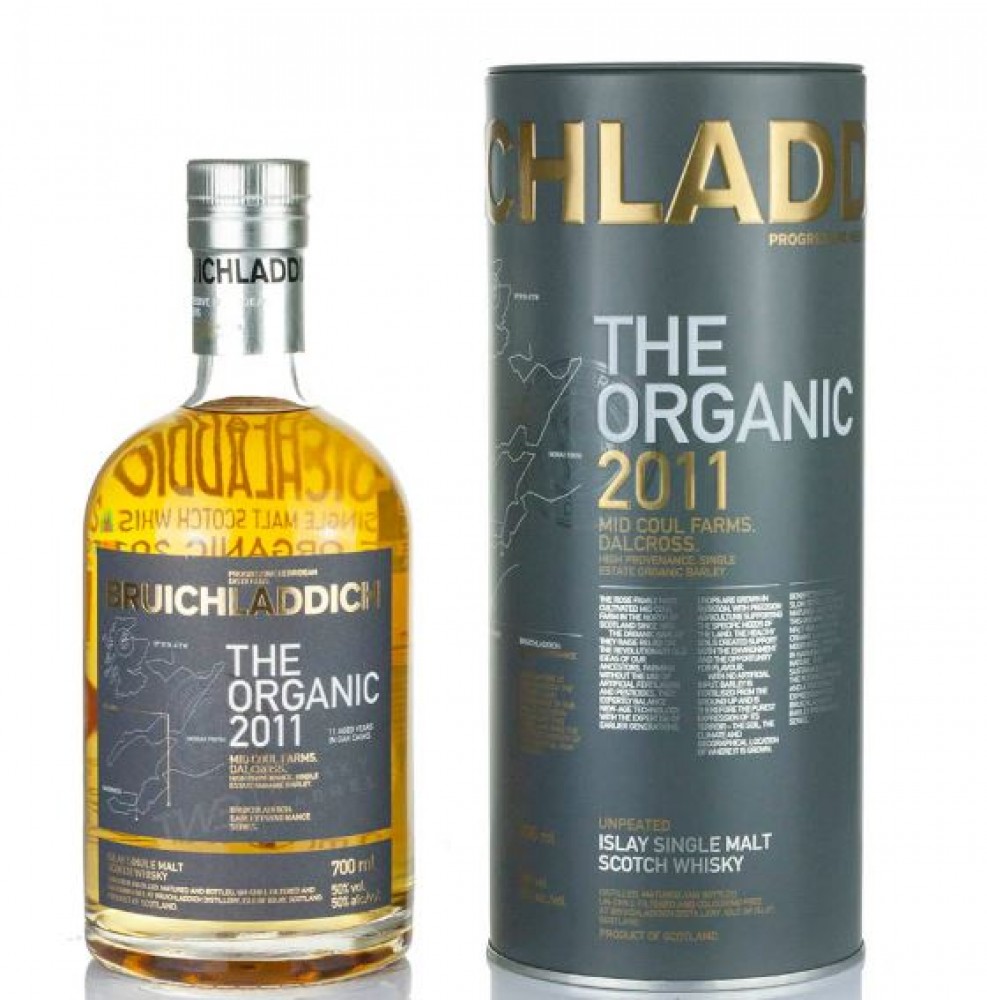 Bruichladdich The Organic 2011 50% 0,7 l (tuba)