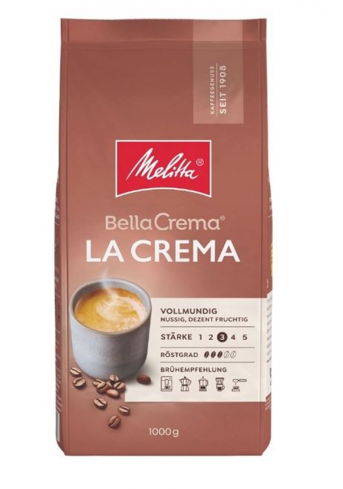Melitta Bella Crema la Crema zrnková káva 1 kg