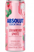 Absolut Cocktails Strawberry Spritz 5% 0,25 l (plech)