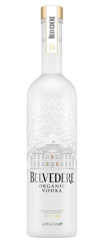 Belvedere Organic Vodka 40% 1 l (holá láhev)