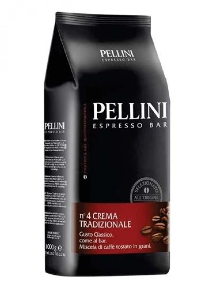Pellini Nr.4 Crema Tradizionale zrnková káva 1 kg