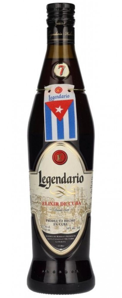 Legendario Elixir de Cuba 7y 34% 0,7 l (holá láhev)