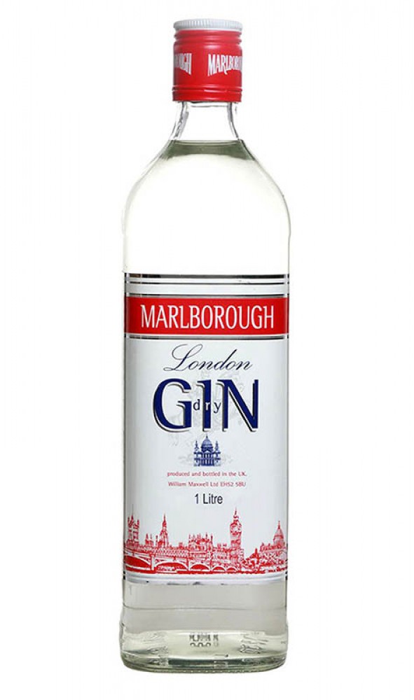 Marlborough Gin 37,5% 1 l (holá láhev)