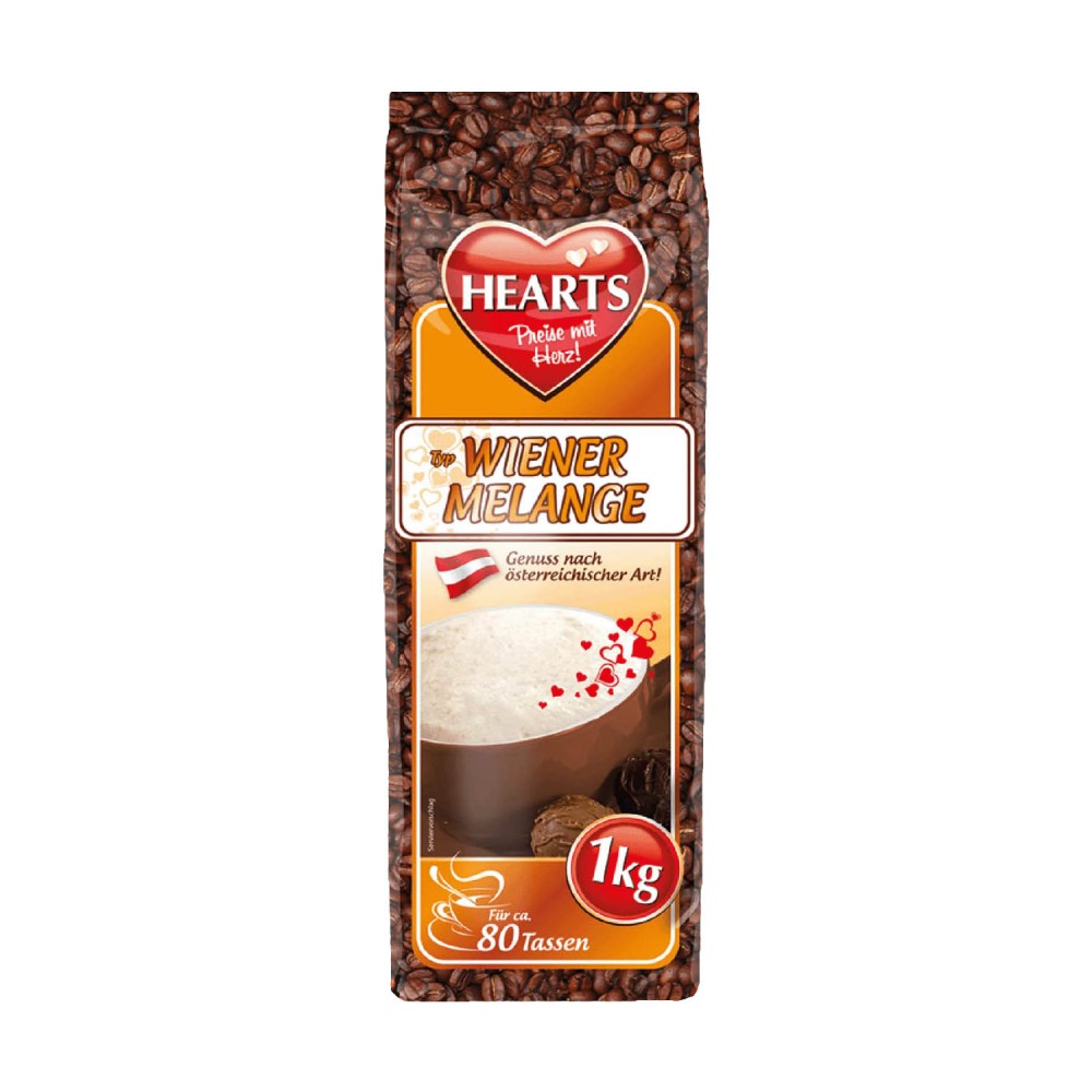 Hearts Cappuccino Wiener Melange 1 kg