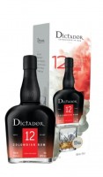 Dictador 12Y 40% 0,7 l + sklenička (karton) 