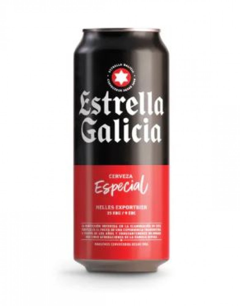 Estrella Galicia 5,5%  0,33 l (plech)