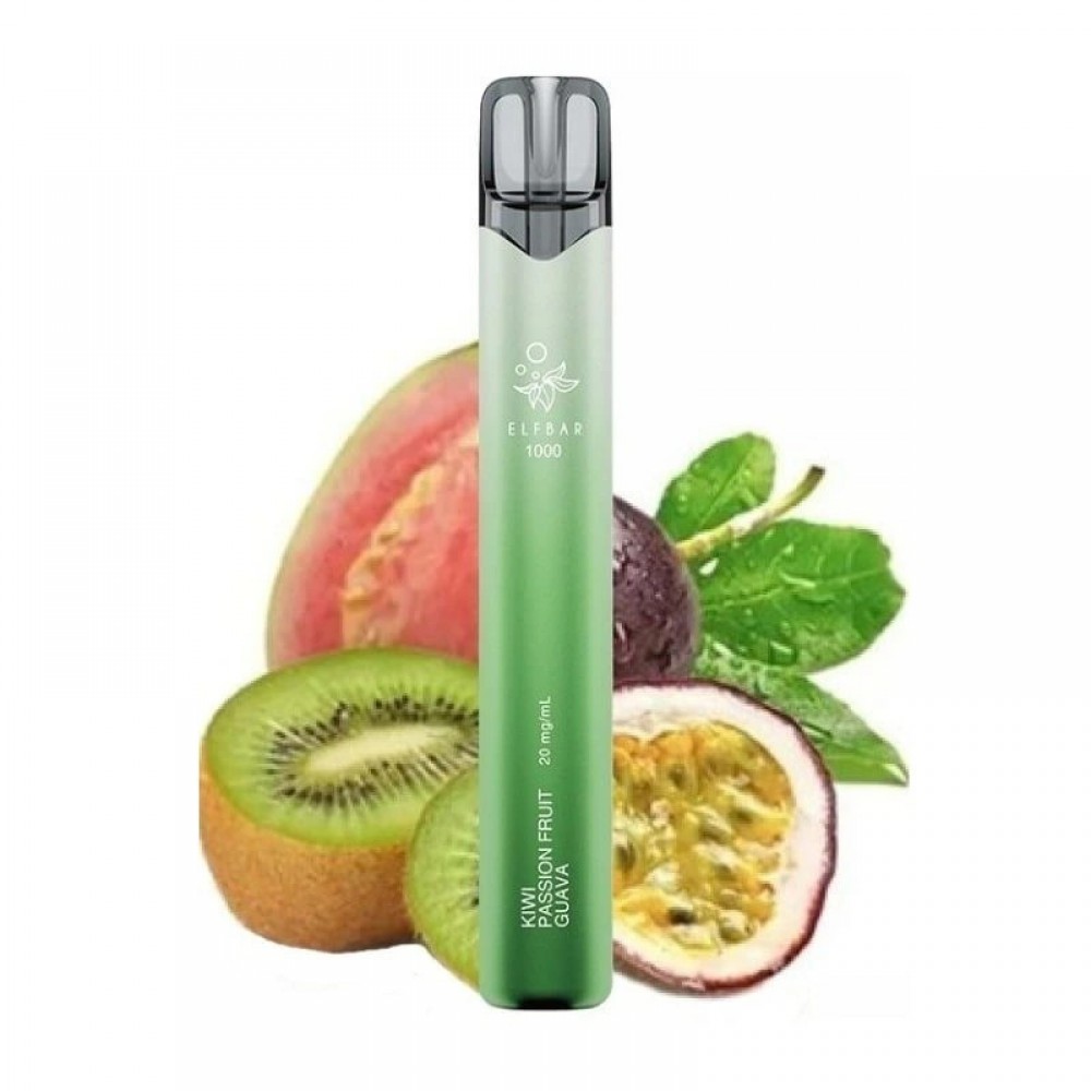 ELF BAR 1000 KIWI PASSION FRUIT GUAVA 20mg