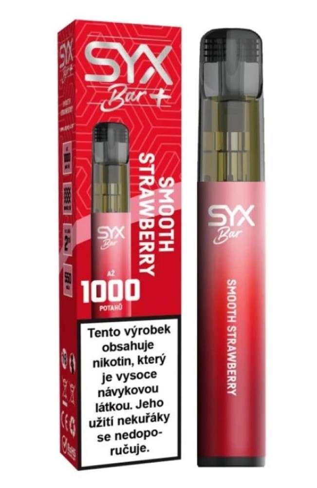 SYX Bar 1000 SMOOTH STRAWBERRY 16,5mg