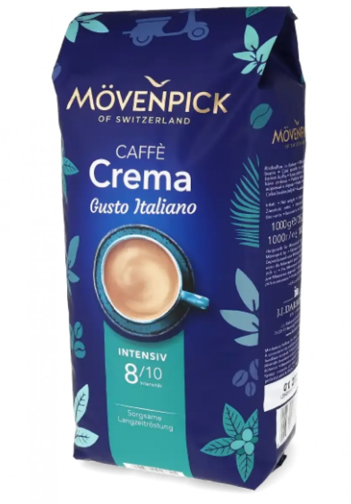 Mövenpick Crema Intensa Gusto Italiano zrnková káva 1 kg
