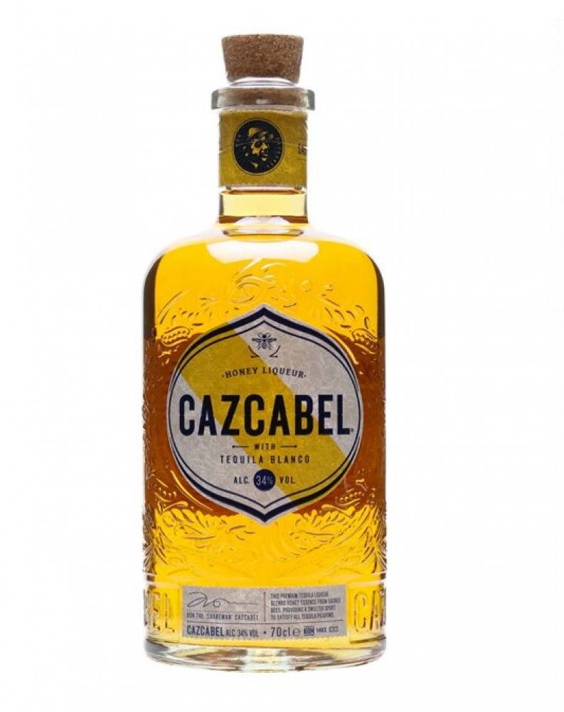 Cazcabel Honey Liquer Tequila 34% 0,7 l (holá láhev)