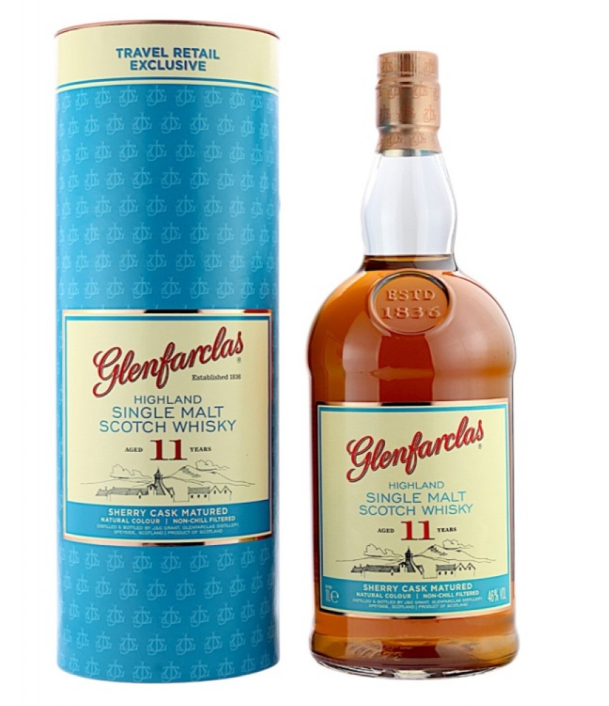 Glenfarclas 11y 46% 1 l (tuba)