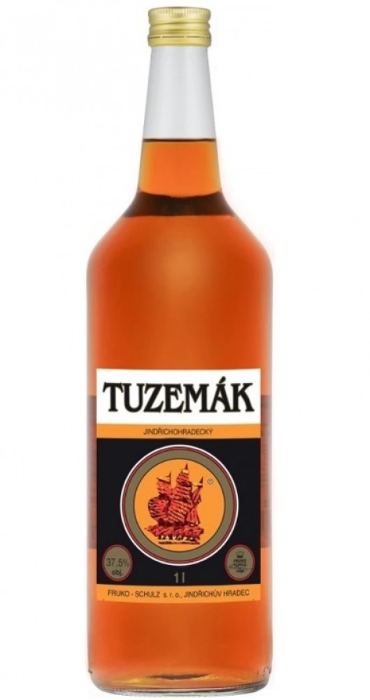 Tuzemák Fruko Jindřichohradecký 37,5% 1 l (holá láhev)