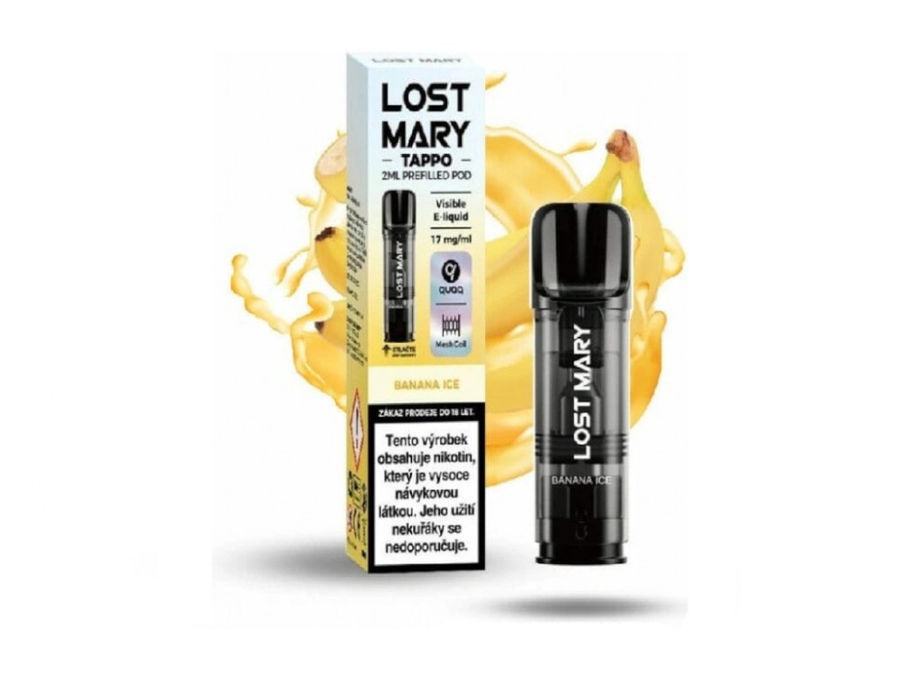 Elf Bar Lost Mary Tappo Pod Banana Ice 17 mg