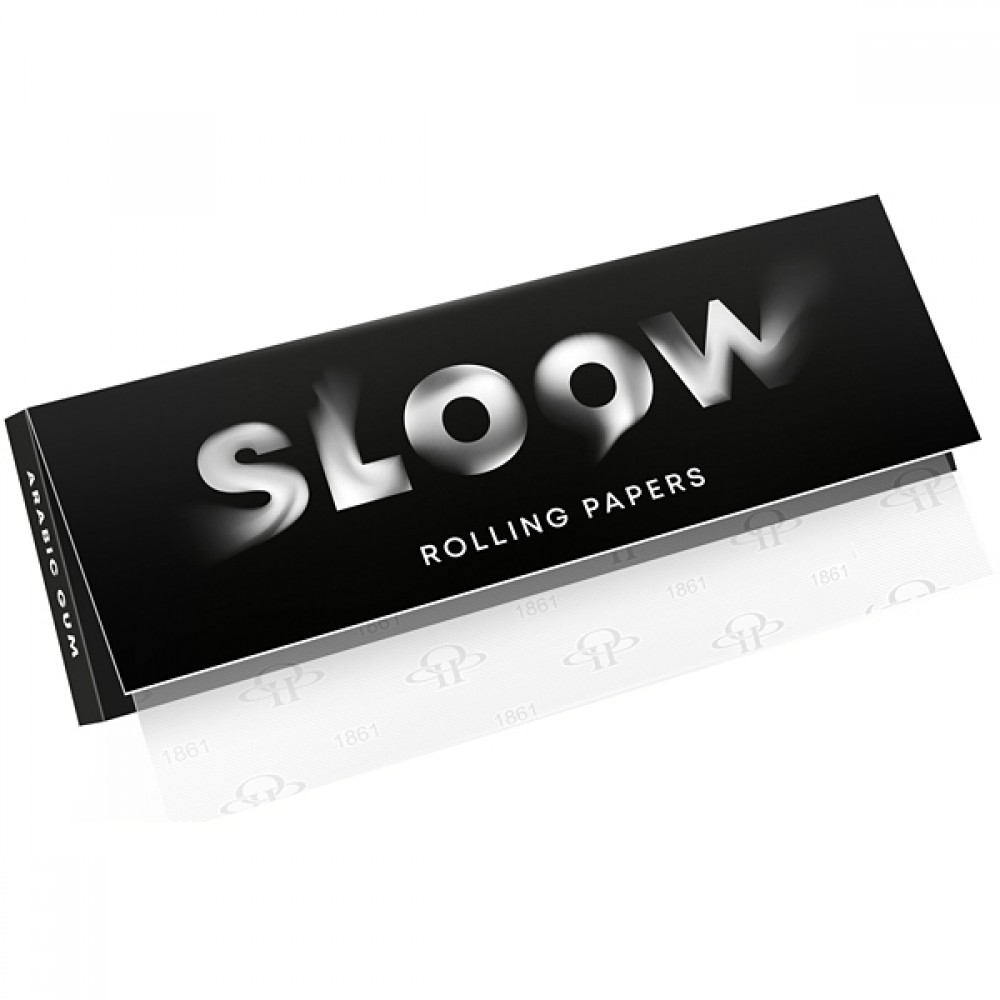 Sloow Black Short Papírky 50 ks