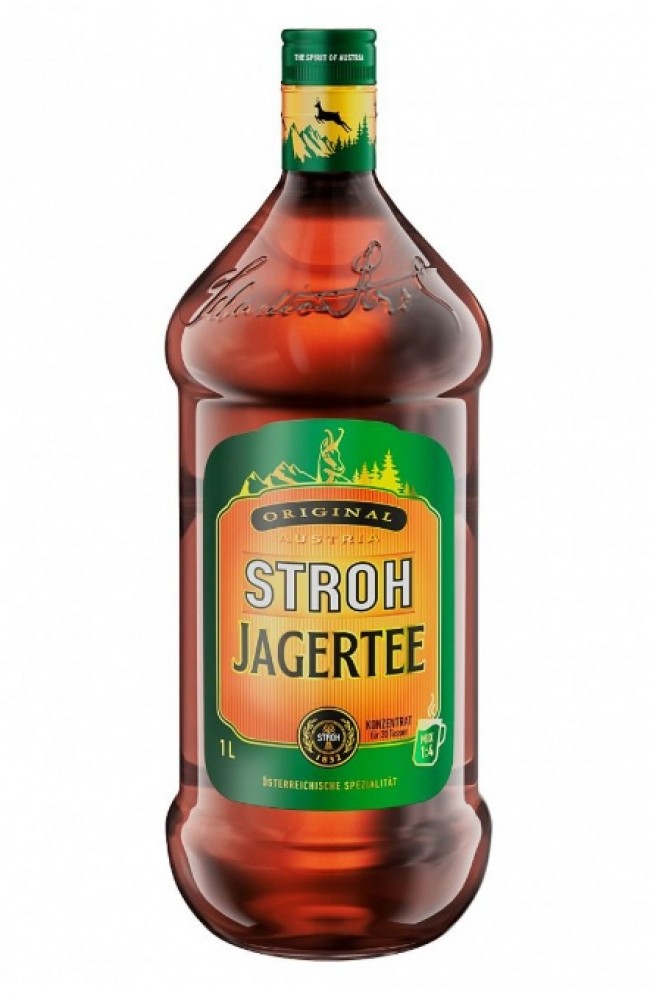 Stroh Jägertee 40% 1 l (holá láhev)