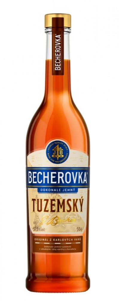 Becherovka Tuzemský 37,5% 0,5 l (holá láhev)
