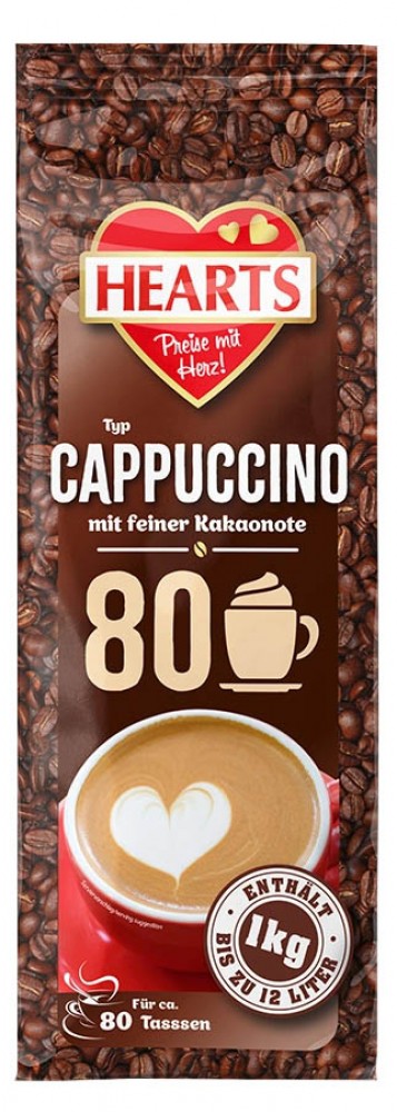 Hearts Cappuccino Kakaonote 1 kg