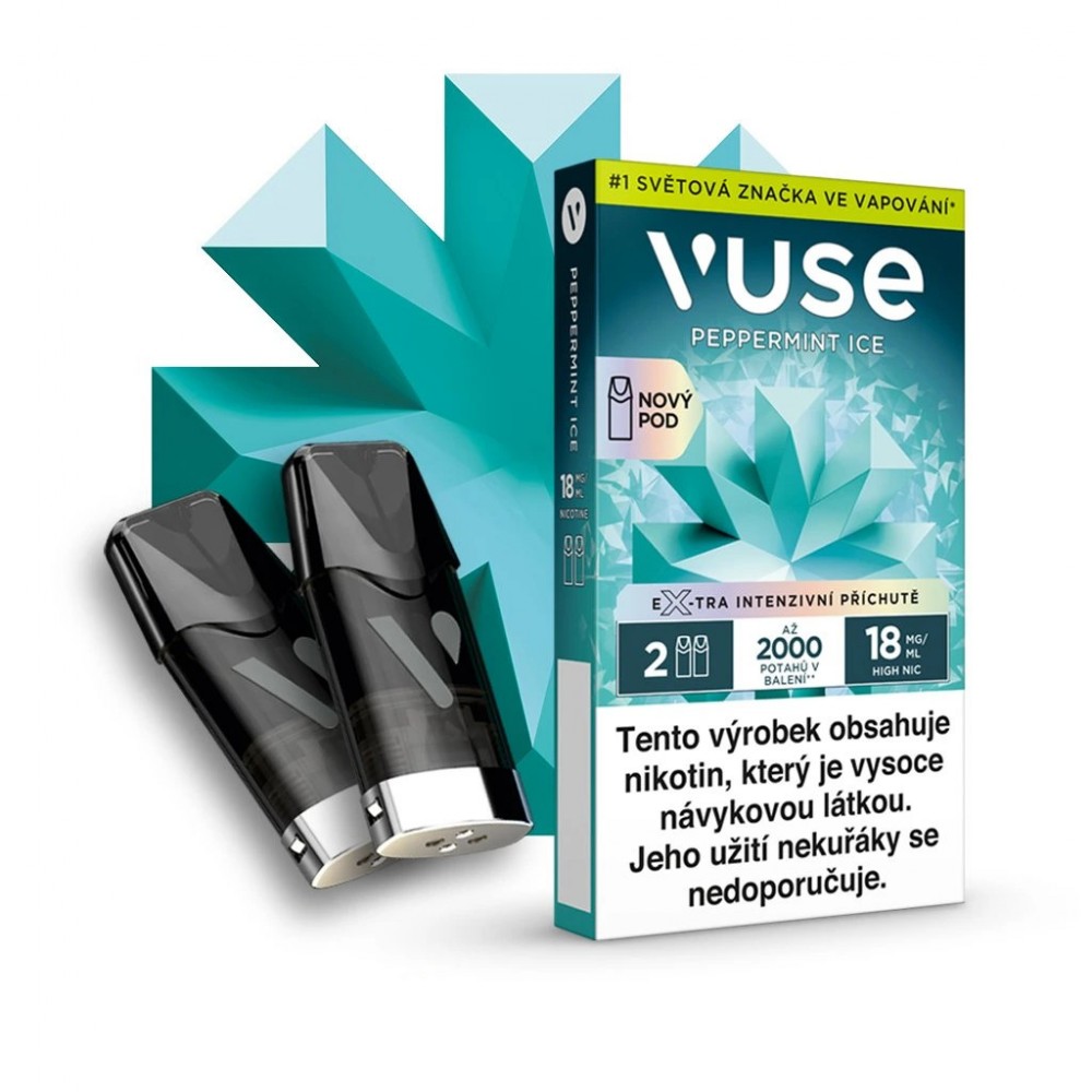 VUSE Pod Peppermint Ice 18mg 2 náplně