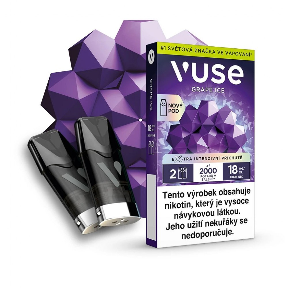 VUSE Pod Grape Ice 18mg 2 náplně