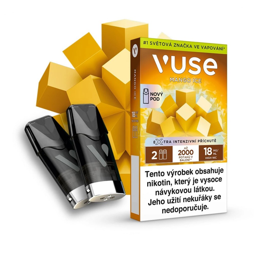 VUSE Pod Mango Ice 18mg 2 náplně