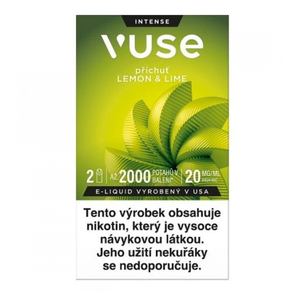 VUSE Pod Lemon and Lime 20mg 2 náplně